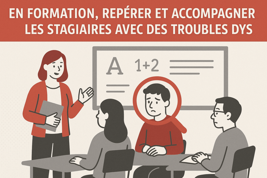 en formation repérer et accompagner les stagiaires avec des troubles dys