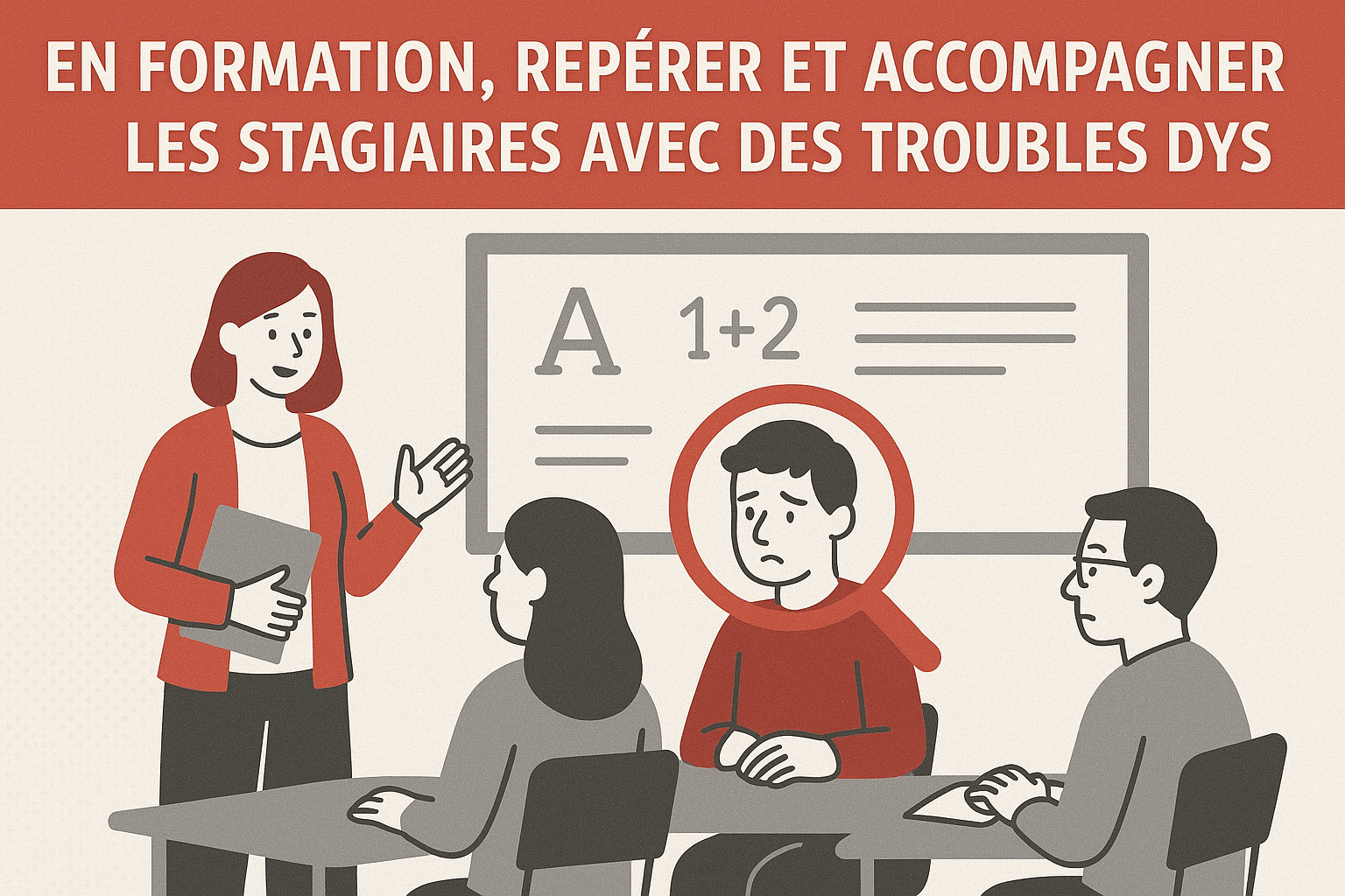 en formation repérer et accompagner les stagiaires avec des troubles dys