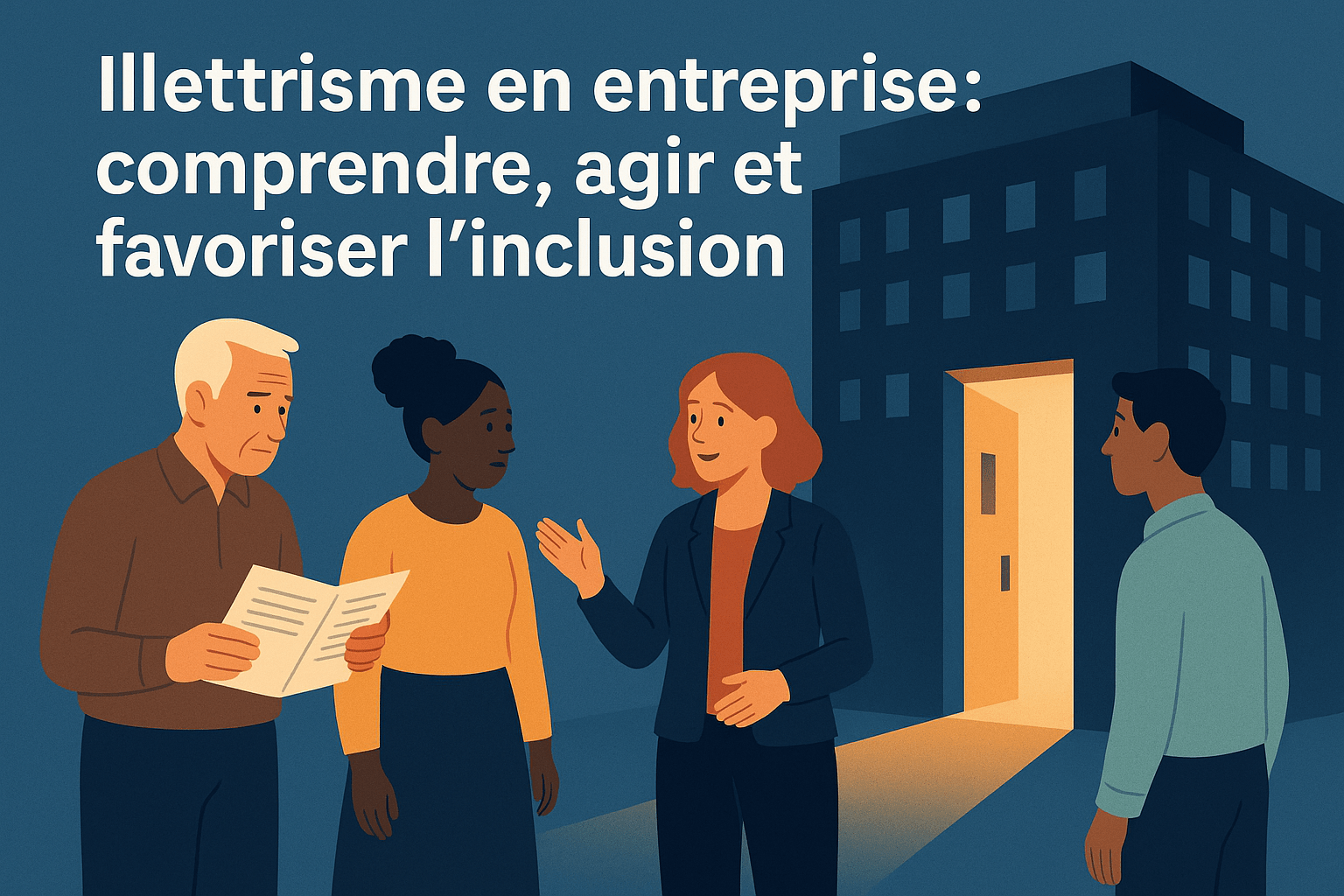 illettrisme en entreprise, comprendre, agir et favoriser l'inclusion